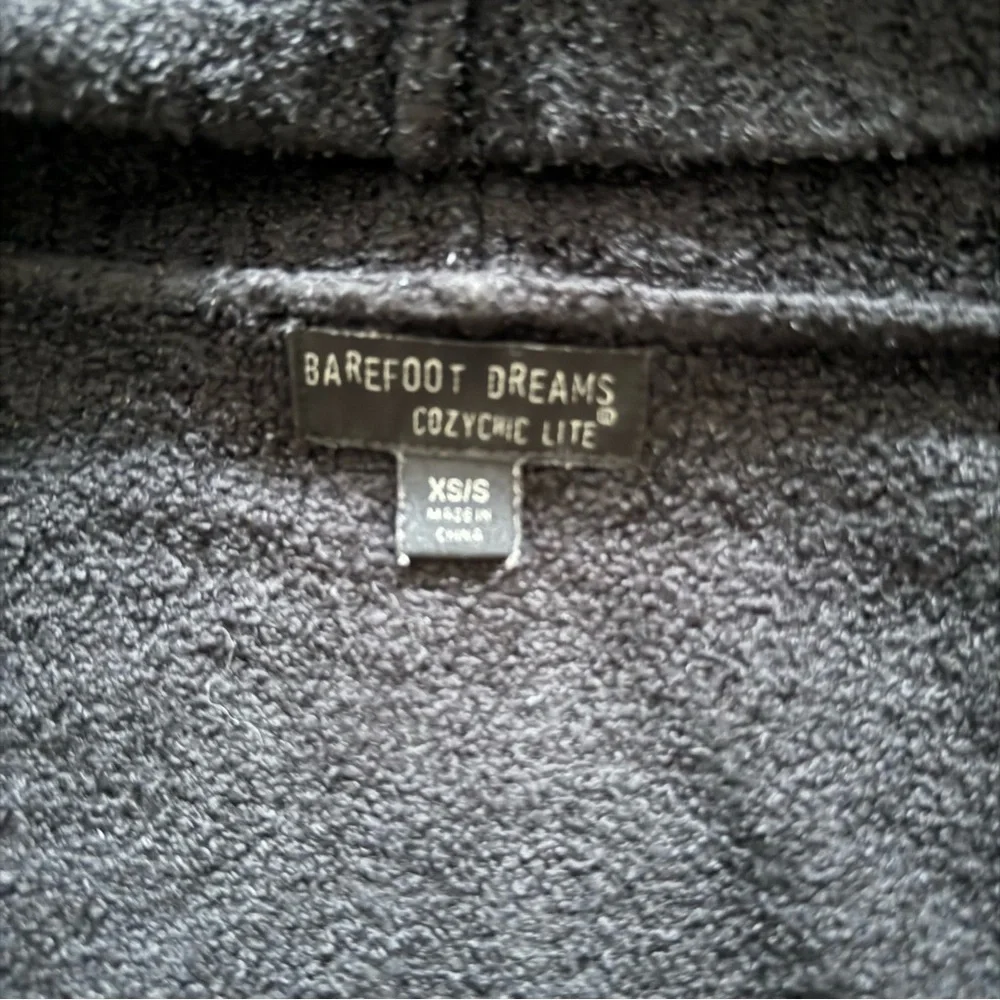 Barefoot Dreams CozyChic Lite Circle Cardigan – Black (XS/S) - Picture 9 of 9